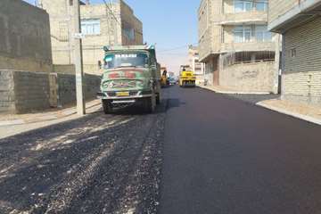  آسفالت کوی #عطار محله #قائمیه به همت #شهرداری_خمینی_شهر 